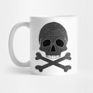 Crochet Skull and Wool Crossbones Mug